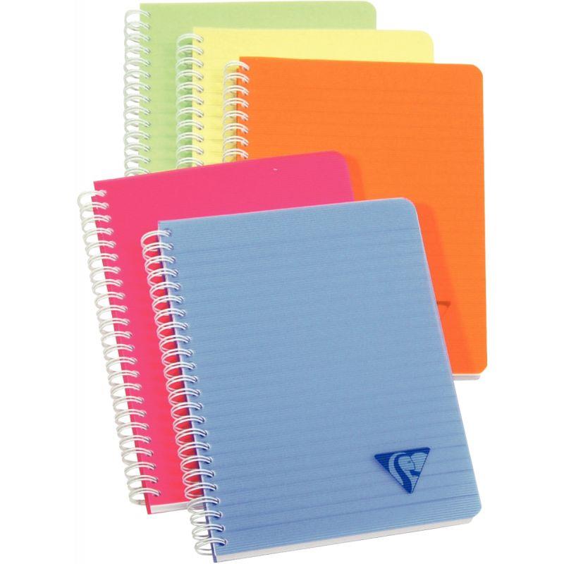 Image de  Cahier à reliure intégrale 180 pages LINICOLOR FRESH, format A5, ligné 