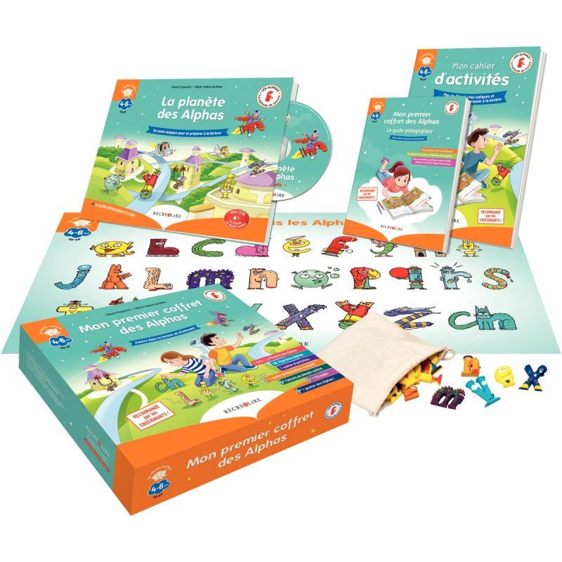 Ref. 01826, Mon premier coffret des alphas, marque RECREALIRE