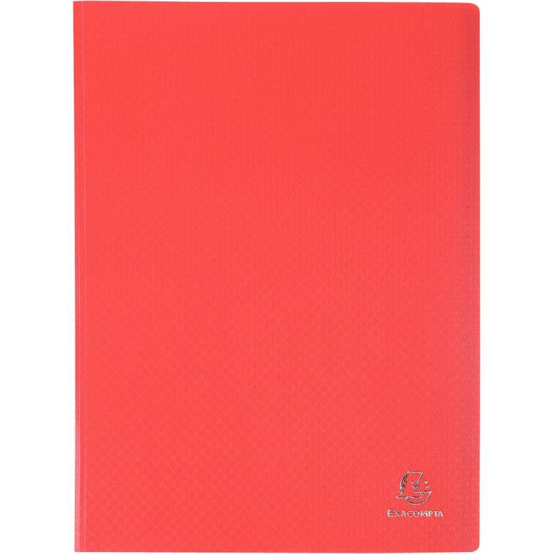 Ref. 04944, Protège-documents 60 vues OPAK, rouge, marque EXACOMPTA