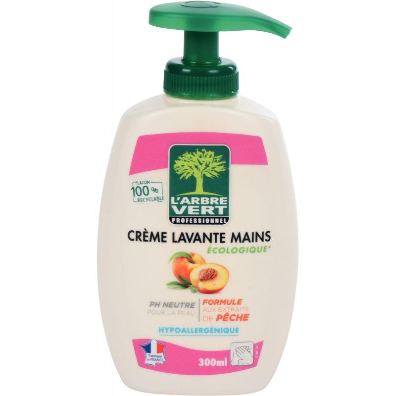 Ref. 35702, Flacon crème lavante mains hypoalergénique 300ml, marque ARBRE VERT