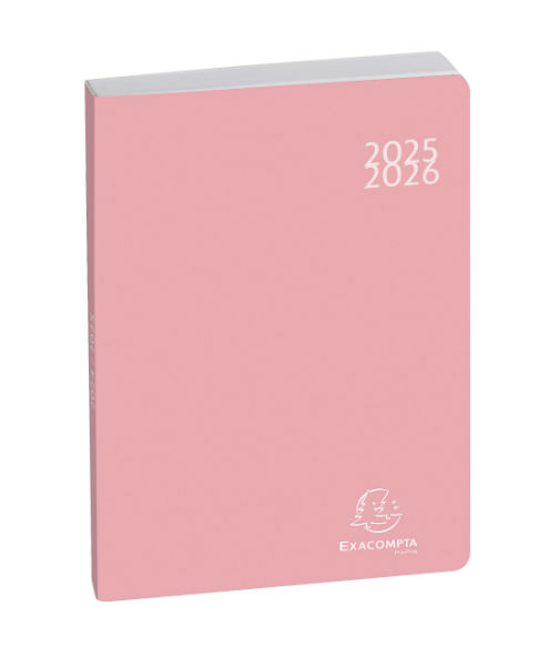 Ref. 44959, Agenda journalier FORUM Harmony rose, Rose, marque EXACOMPTA