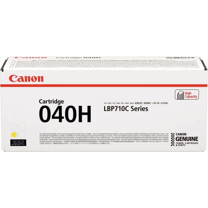 Ref. 49737, Canon 040H cartouche laser jaune haute capacité authentique, marque CANON