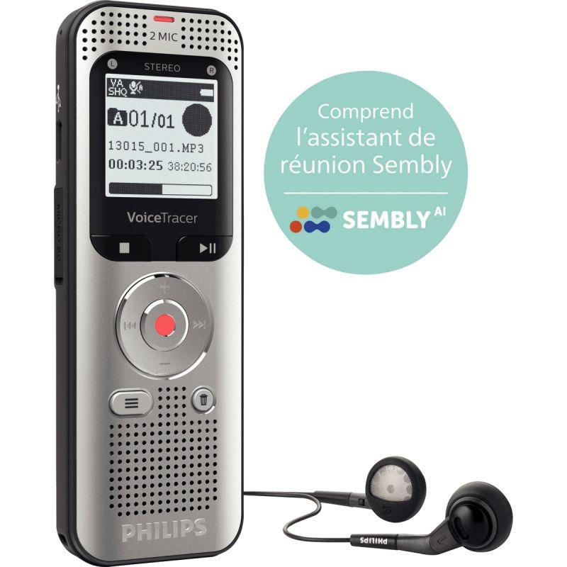 Ref. 55409, Microphones numérique PHILIPS DVT 2015, marque PHILIPS