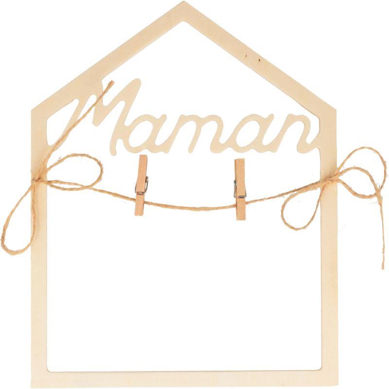 Ref. 55491, Cadre en bois 2D, Maman, marque N.C