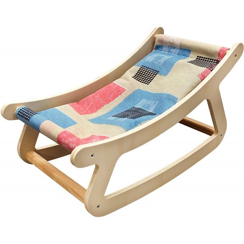 Ref. 55611, Transat en bois pour poupée, marque N.C
