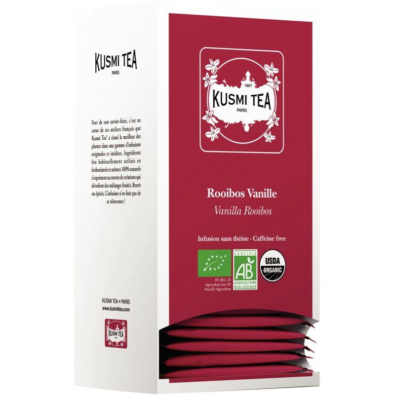 Image de  Boite de 25 sachets rooibos vanille Kusmi Tea 