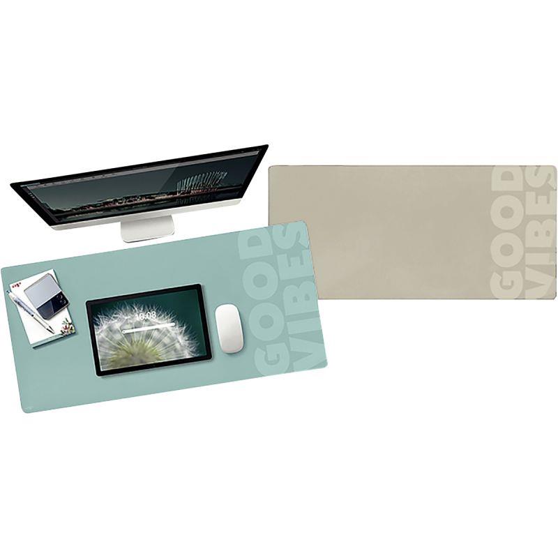 Ref. 55693, Sous-main 75x35 cm Good Vibes vert d''eau, marque CEP