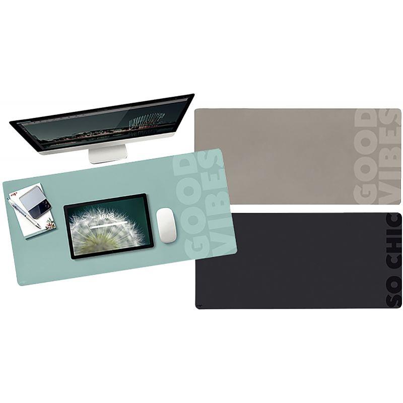 Ref. 55694, Sous-main 75x35 cm So Chic noir, marque CEP