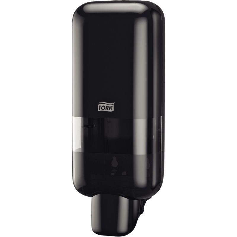 Ref. 55822, Distributeur de savon S4 noir, marque TORK