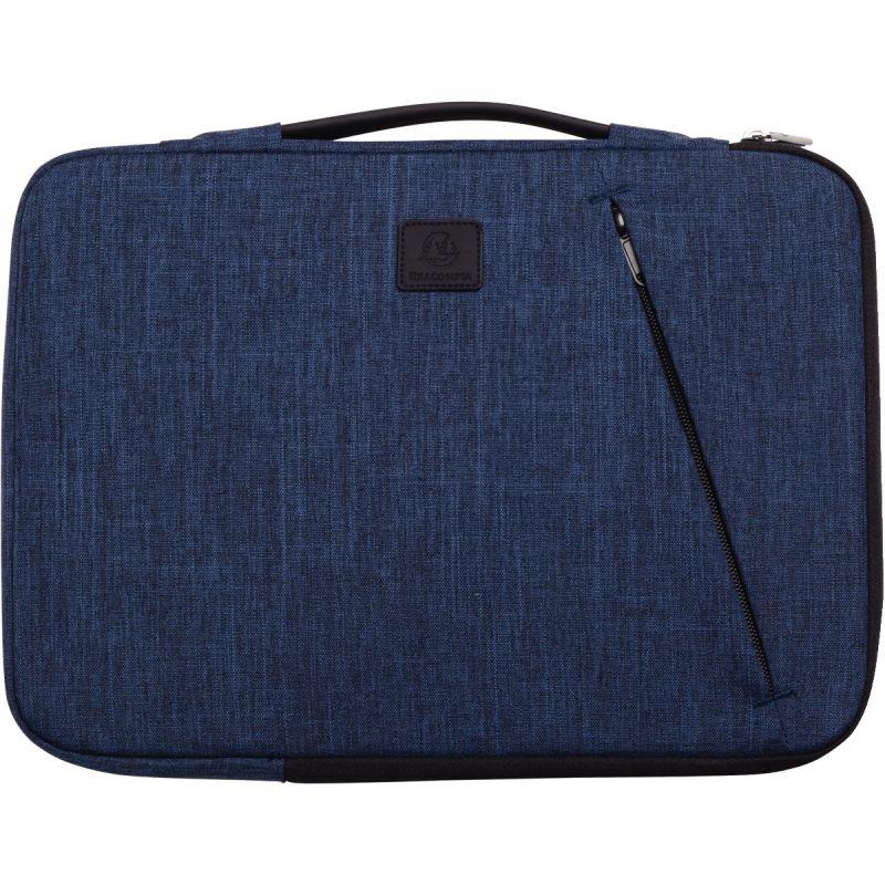 Ref. 55893, Housse informatique business 13 pouces coloris bleu, marque EXACOMPTA