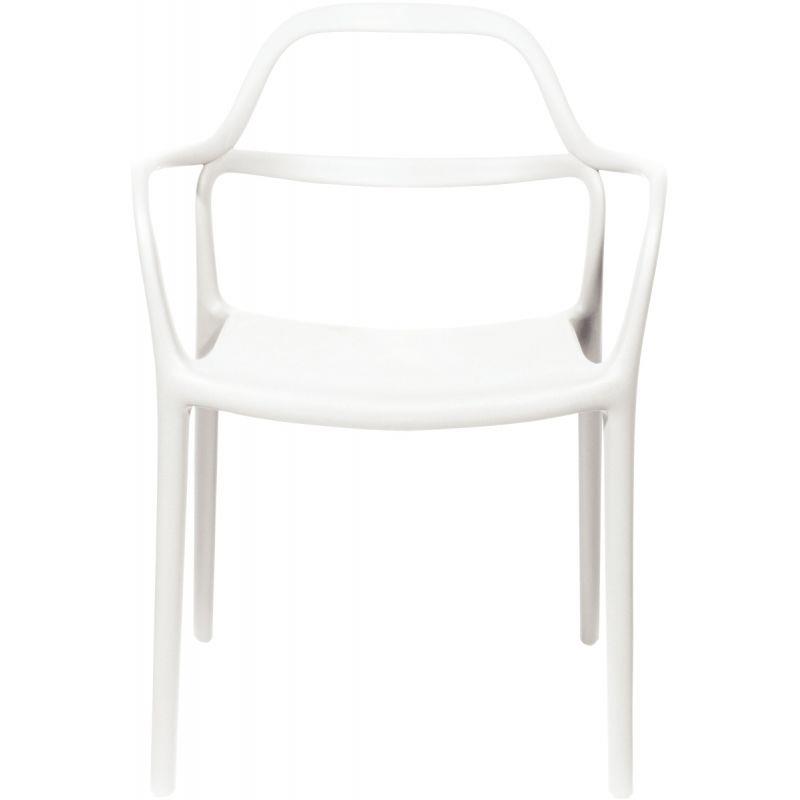 Ref. 55922, Lot de 2 chaises Nova blanc, marque PAPERFLOW