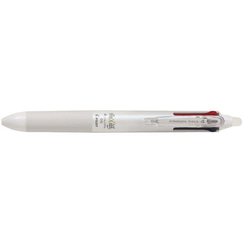 Image de  Stylo bille 4 couleurs Frixion Ball blanc 
