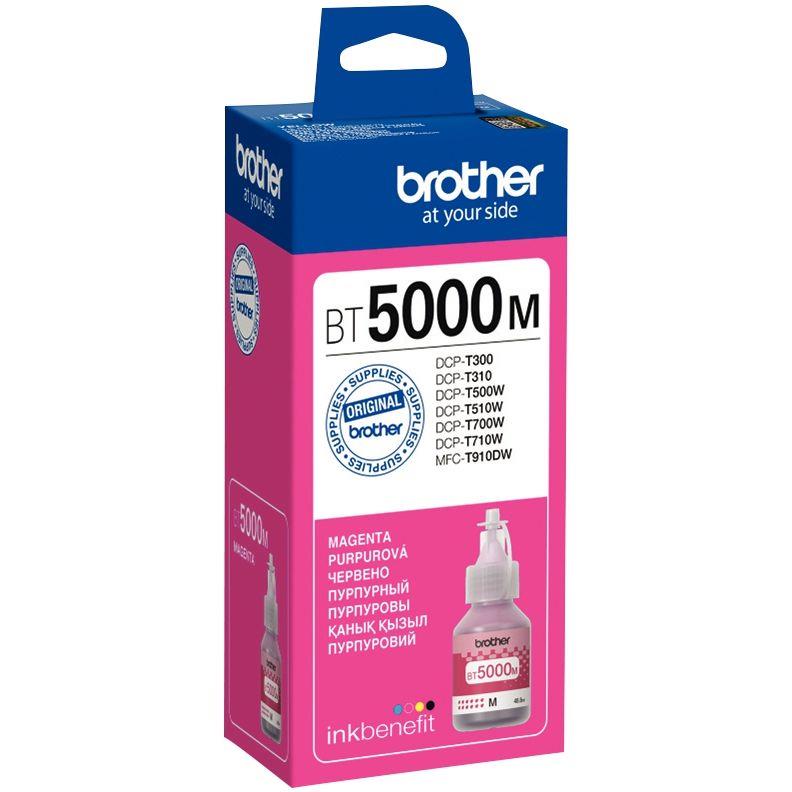 Ref. 56158, Brother BTC5000 bouteille jet d''encre magenta authentique (BTC5000M), marque BROTHER