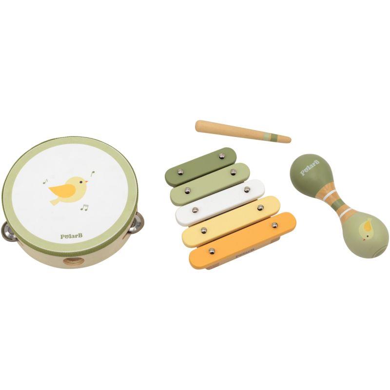 Image de  Boite de 3 instruments de musique 