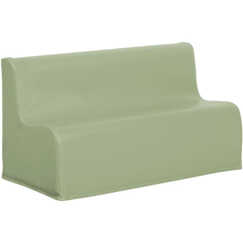 Ref. 56246, Canapé 2 places en PVC 17cm menthe, marque N.C