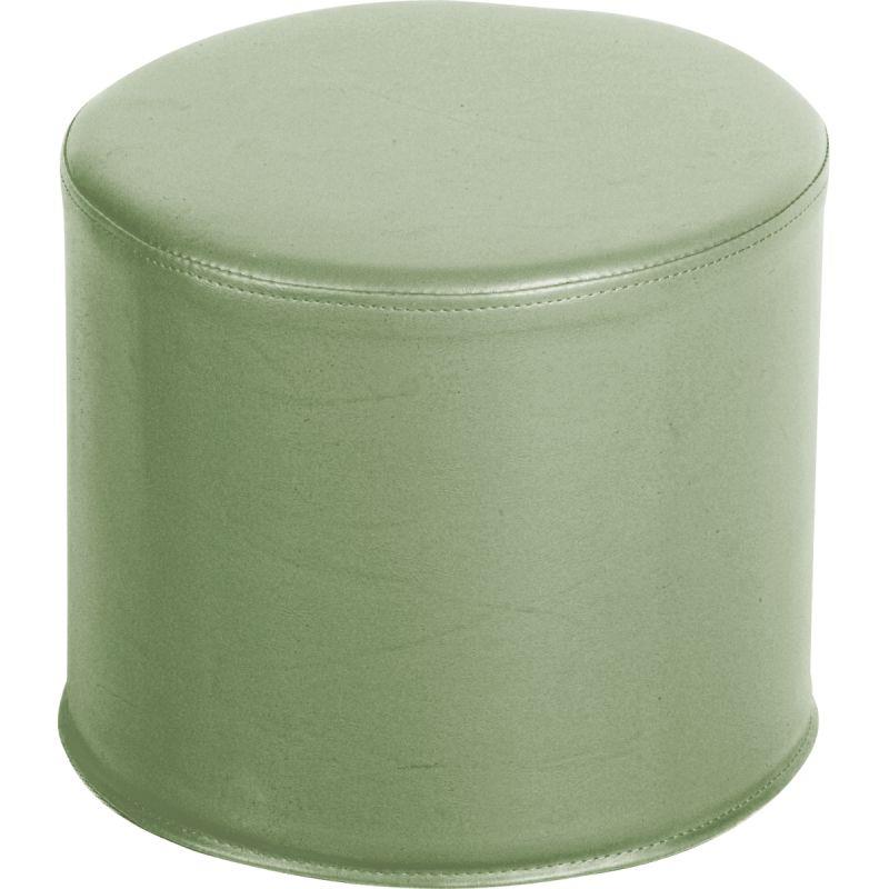 Image de  Pouf rond en PVC diamètre 30cm menthe 