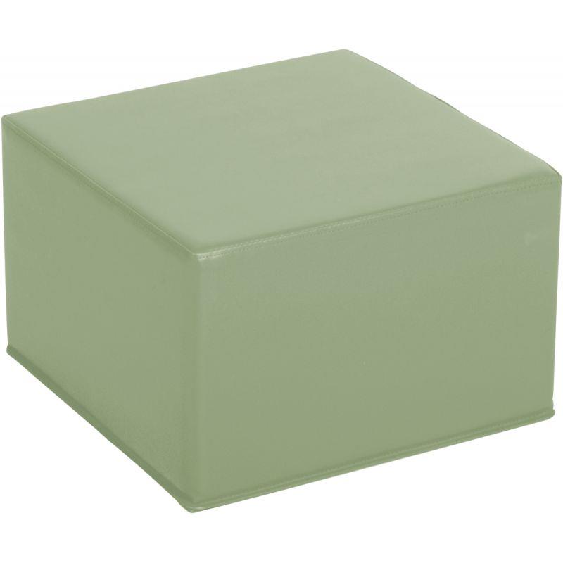 Image de  Pouf carré en PVC 40x40x25cm menthe 