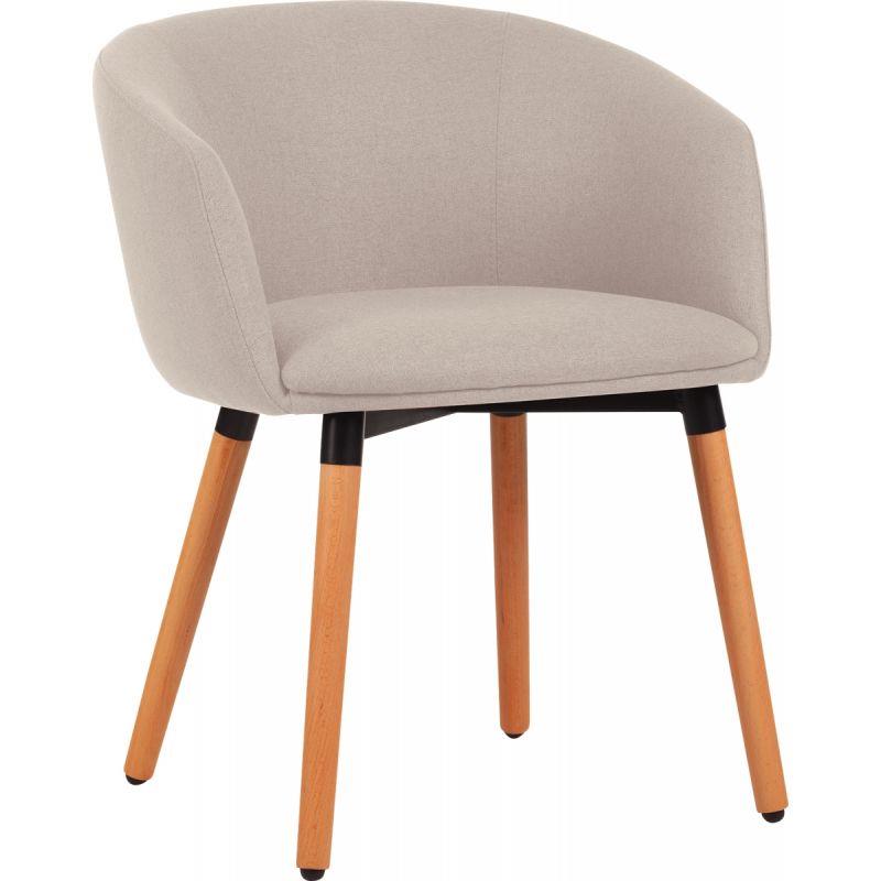 Ref. 56273, Fauteuil tissu Arco beige, marque N.C