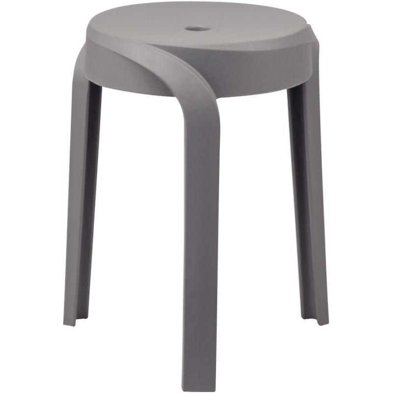 Ref. 56314, Tabouret Twist gris, marque N.C