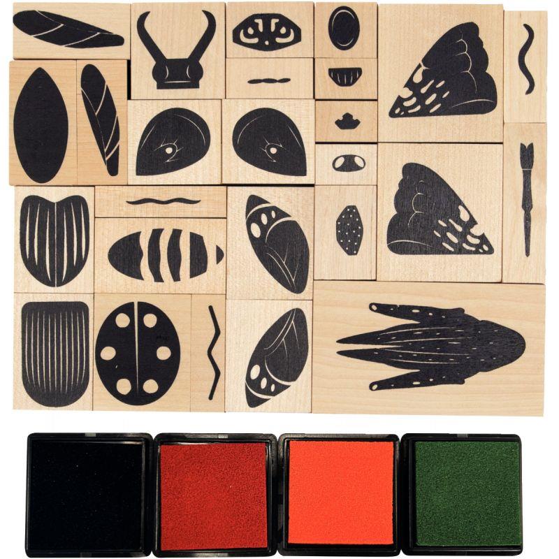 Ref. 56363, Tampons encreurs insectes 17x13cm, marque N.C