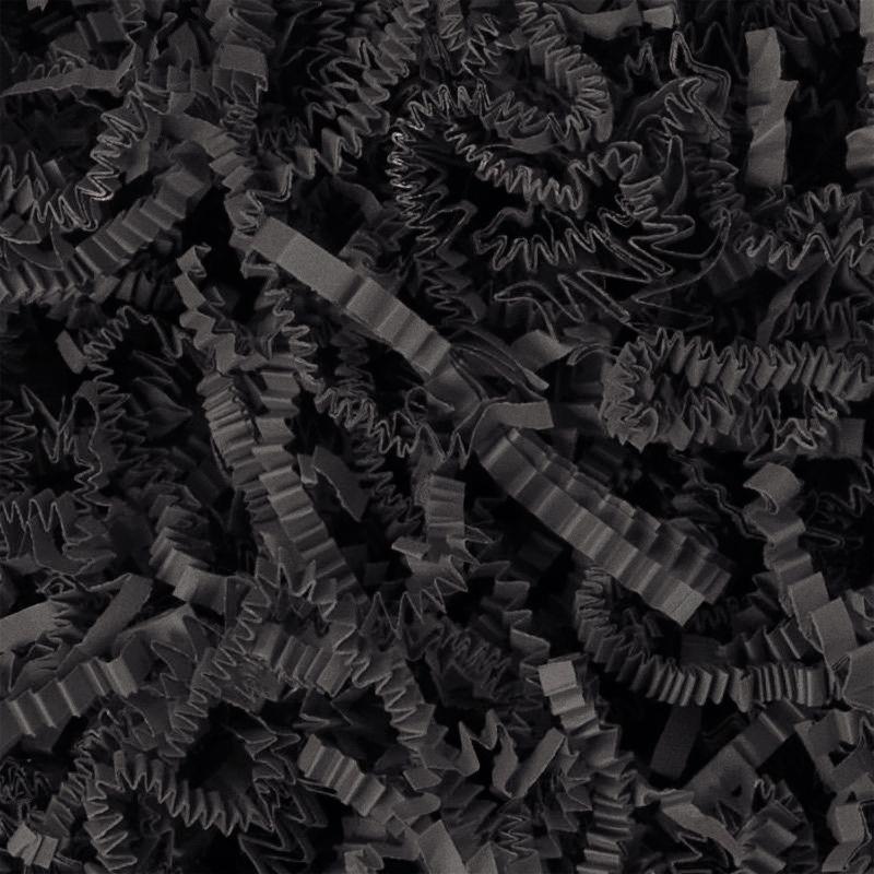 Ref. 56392, Frisure plissée kraft noir 2.5 kg, marque LA COURONNE