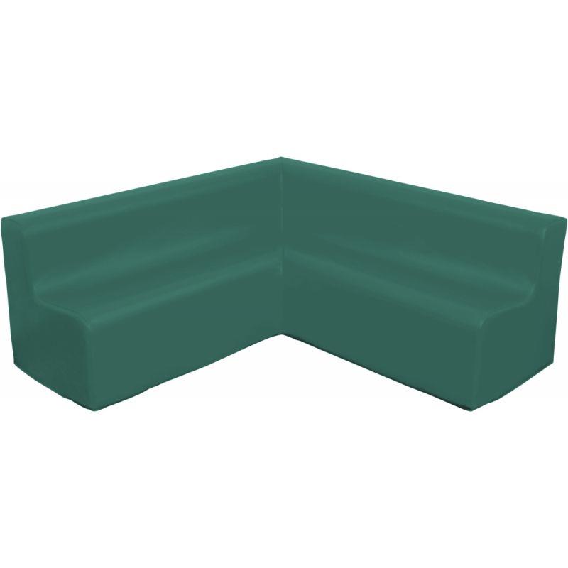 Image de  Canapé 5/6 places en PVC bleu 