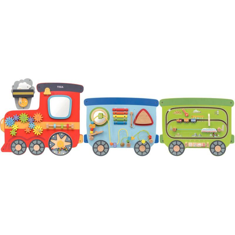 Image de  Panneaux d''activités, le train 