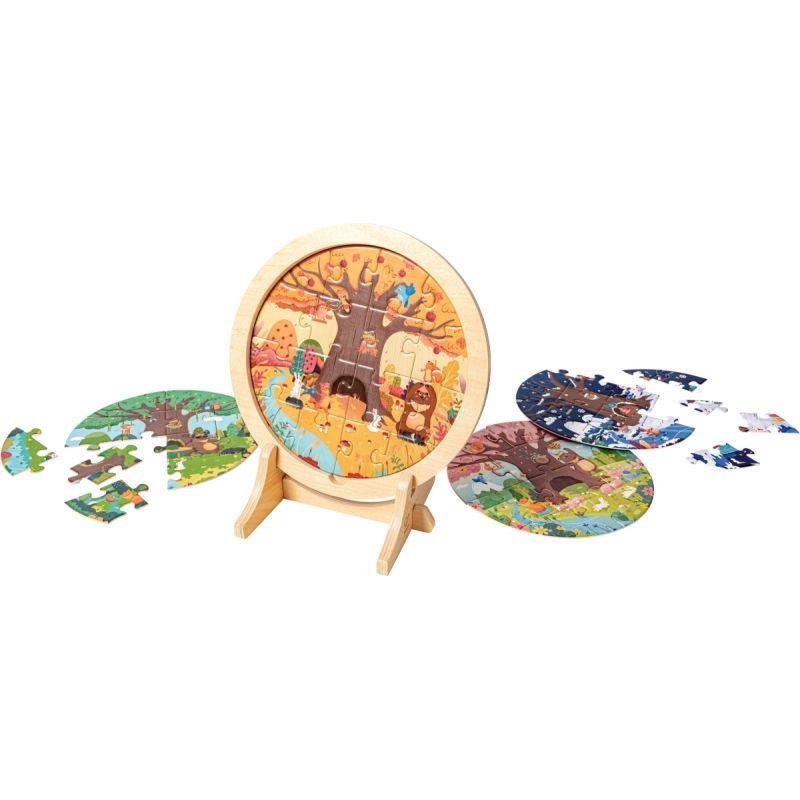 Image de  Puzzles en bois sur chevalet, les 4 saisons 
