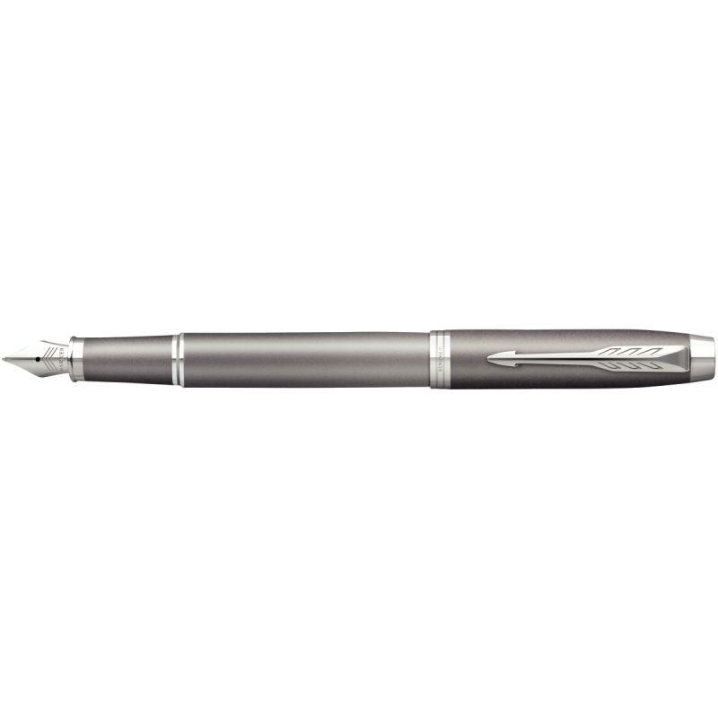 Ref. 56727, Stylo plume IM Writing Rituals Grey GT bleu, marque PARKER