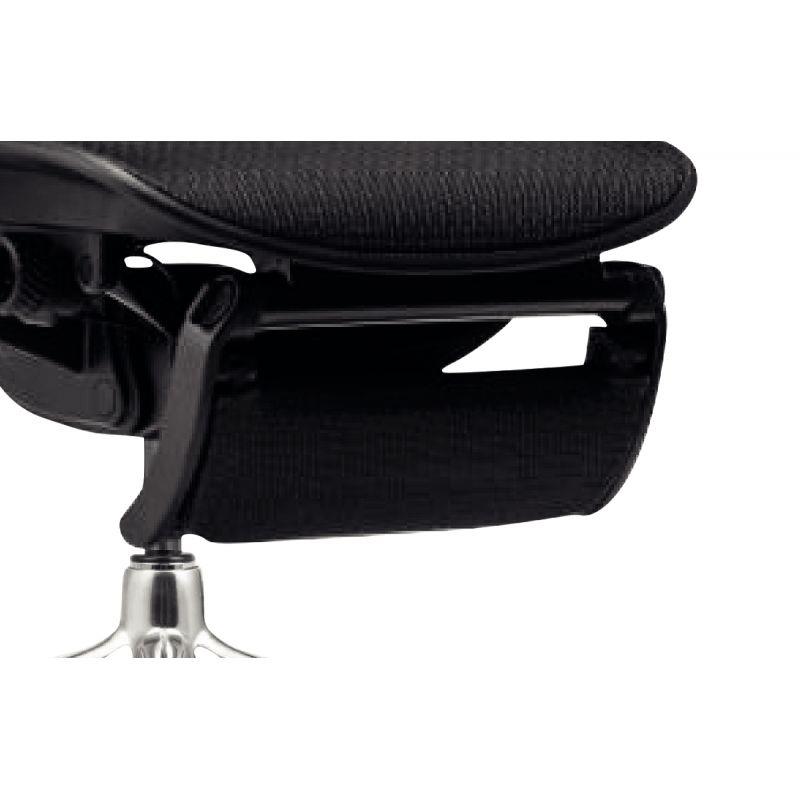 Ref. 56762, Repose-pied pour fauteuil Ergohuman ultra noir, marque N.C