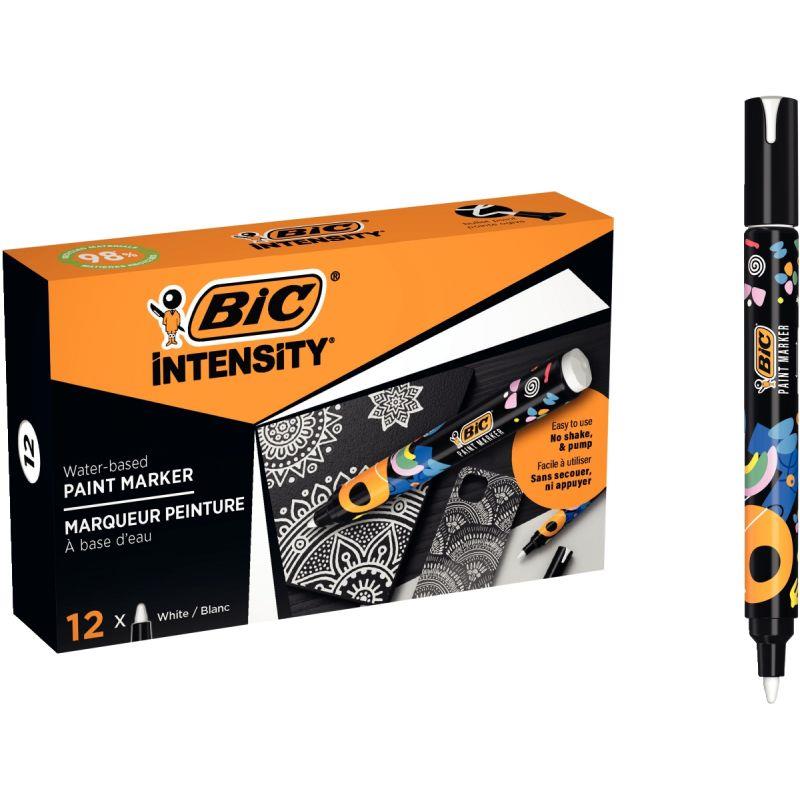 Image de  Boîte de 12 marqueurs peinture Intensity blancs 