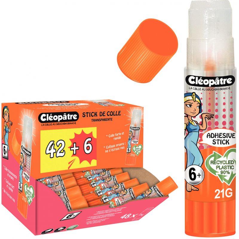 Image de  Pack de 42+6 colles de 21gr transparentes 