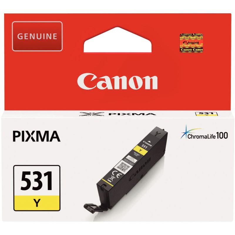 Ref. 57092, Canon 531 cartouche jet d''encre jaune authentique (CLI-581Y), marque CANON