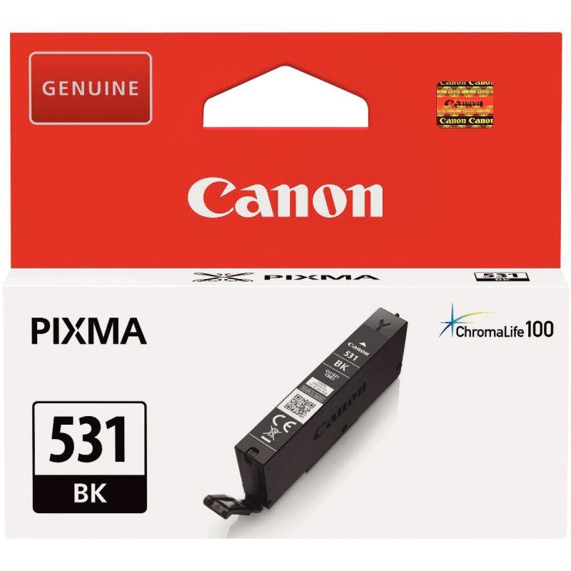 Ref. 57093, Canon 531 cartouche jet d''encre noir photo authentique (CLI-531BK), marque CANON