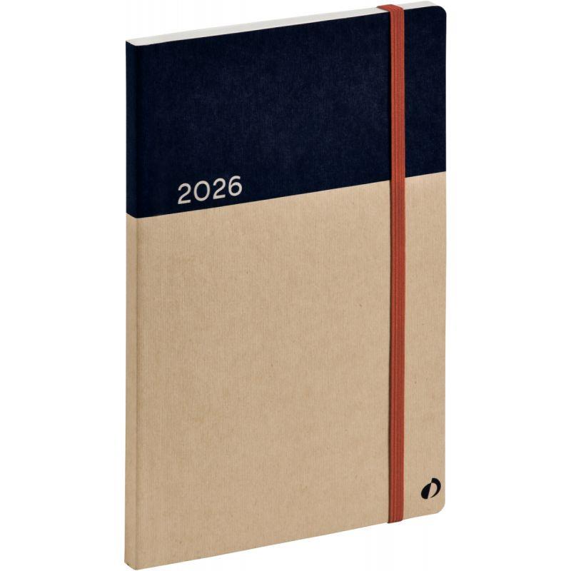 Ref. 57174, Agenda semainier Arrakis 10x15cm Marine, marque QUO VADIS