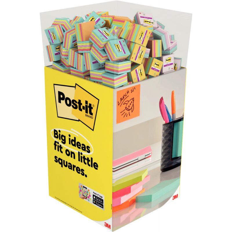 Ref. 57685, Présentoir 60 paquets de blocs Super Sticky, marque 3M