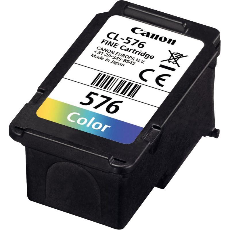 Ref. 58661, Canon 576 cartouche jet d''encre couleurs authentique (CL-576), marque CANON