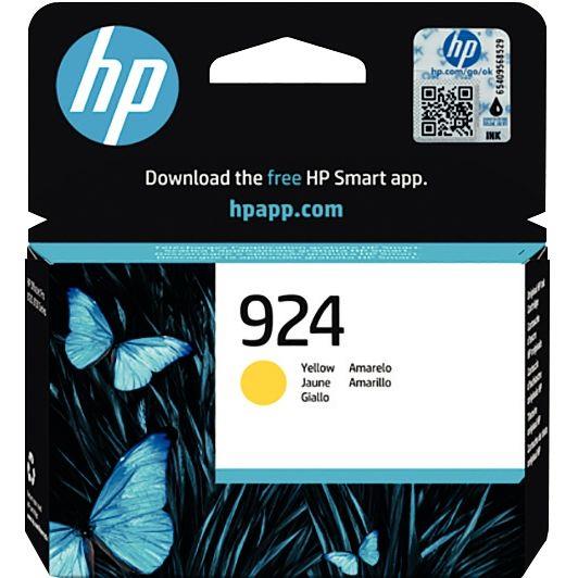 Ref. 58691, HP 924 cartouche d''encre jaune authentique (4K0U5NE), marque HP