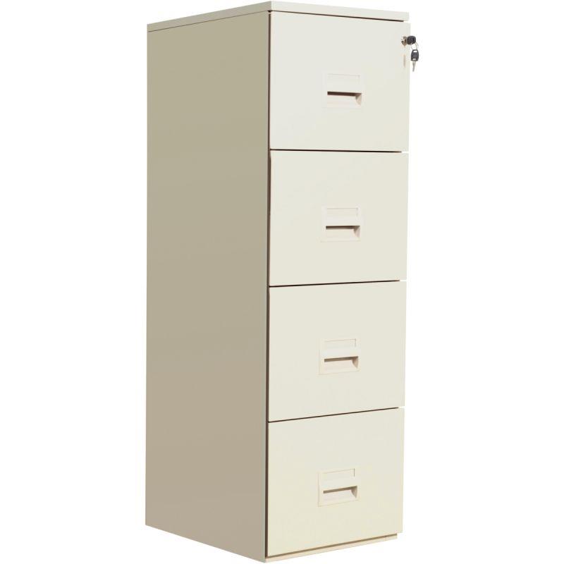 Ref. 61476, Classeur fichier 4 tiroirs pour dossiers suspendus Blanc, marque N.C