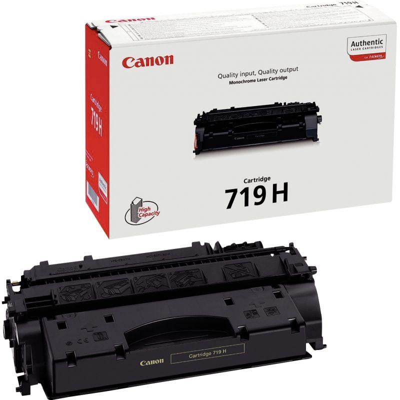 Ref. 80548, Canon 719H cartouche laser noir haute capacité authentique, Noir, marque CANON