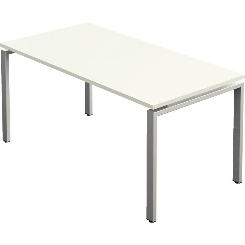 Ref. 92309, Bureau fixe L180 Conect chêne clair / alu, marque N.C