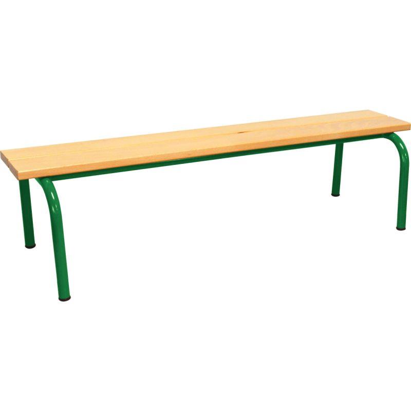 Ref. 92347, Banc sans dossier L120cm T2 vert, Vert, marque N.C