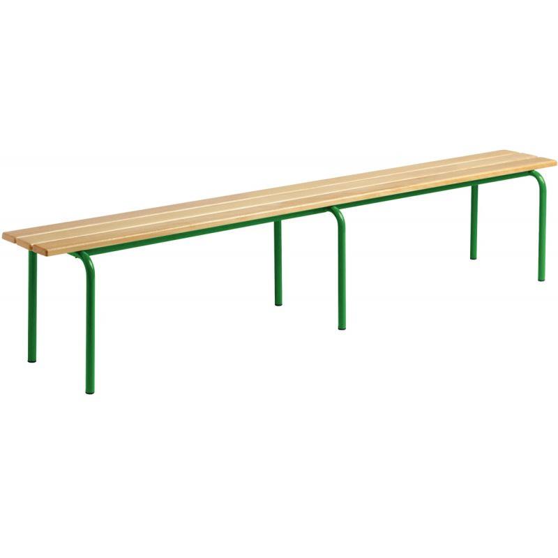 Ref. 92353, Banc sans dossier L200cm T2 vert, Vert, marque N.C