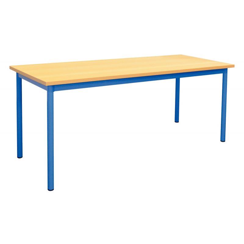 Ref. 92926, Table maternelle 120x80cm T3 bleu, Bleu, marque N.C