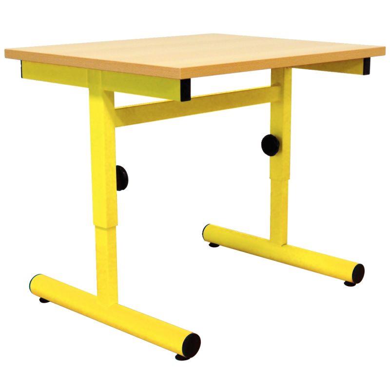 Ref. 92935, Table maternelle 60x50cm T1 à T3 jaune, marque N.C