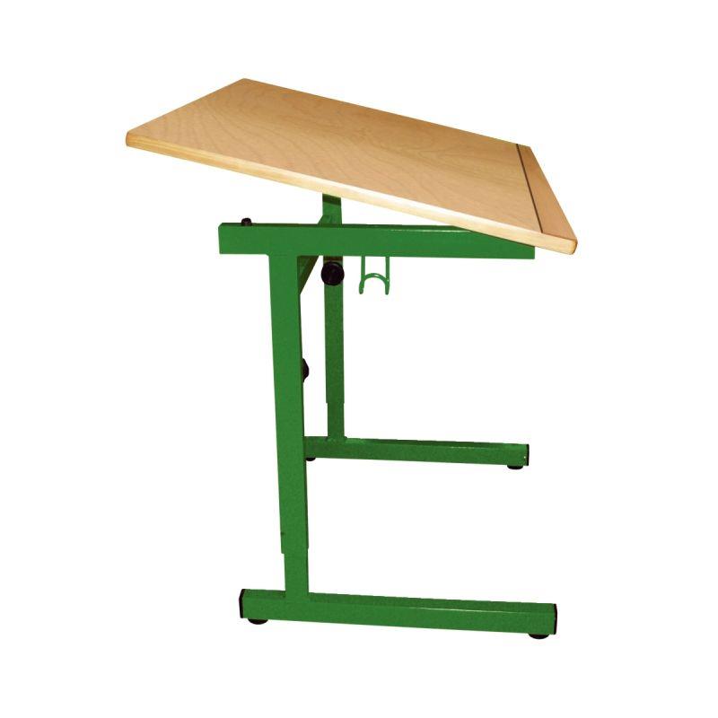 Ref. 92942, Table d''enfant à mobilité réduite monoplace 100x60cm T4 à T6 vert, Vert, marque N.C