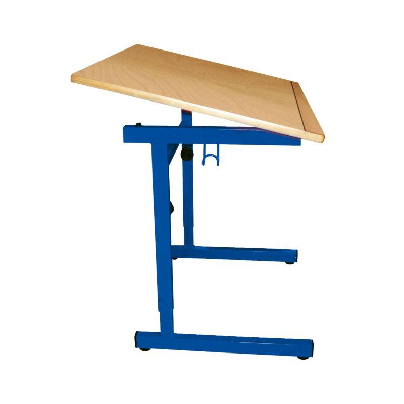 Ref. 92944, Table d''enfant à mobilité réduite monoplace 100x60cm T4 à T6 bleu, Bleu, marque N.C