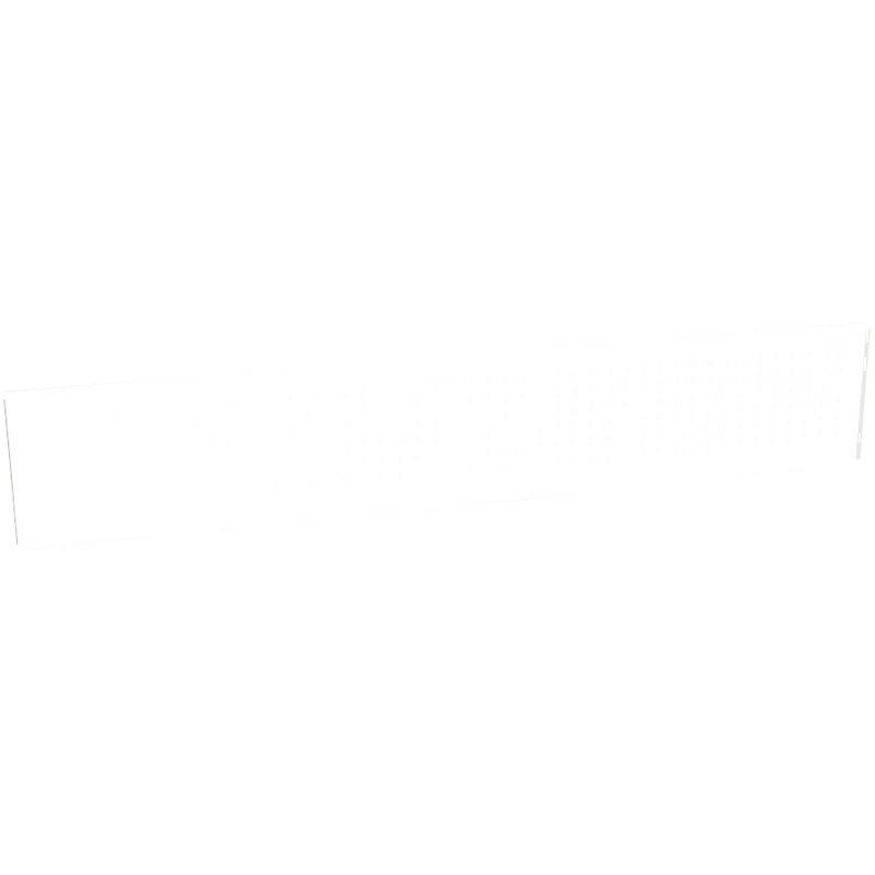Ref. 93537, Voile de fond L180 cm Blanc, marque HARMONY