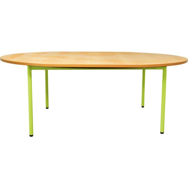 Ref. 94209, Table  ovale 120x90cm T0 vert granny, marque N.C