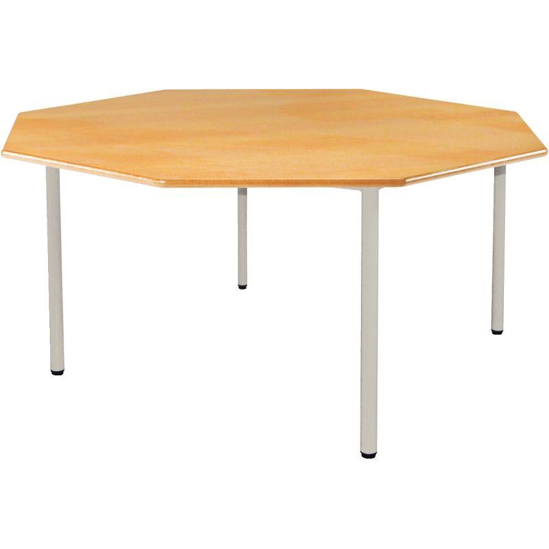 Ref. 94216, Table  octogonale 4 pieds Ø120cm T0 gris alu, marque N.C